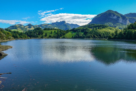Stausee Lac de Montsalvens